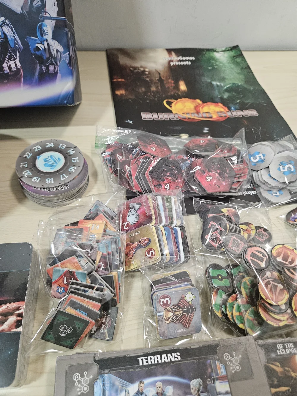 Sun Tzu Games Burning Suns Board Game (Kickstarter Ed.)